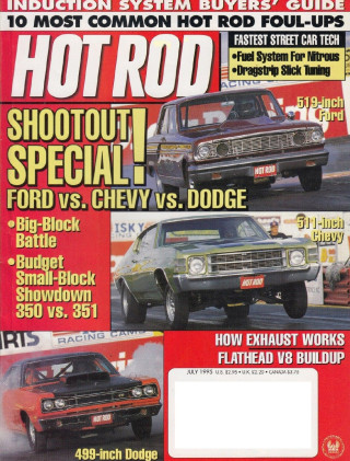 HOT ROD 1995 JULY - HENNESSEY, 351W, FLATHEAD